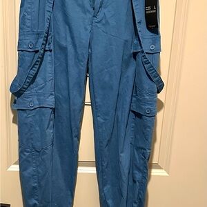 Men's Blue Cargo Pants